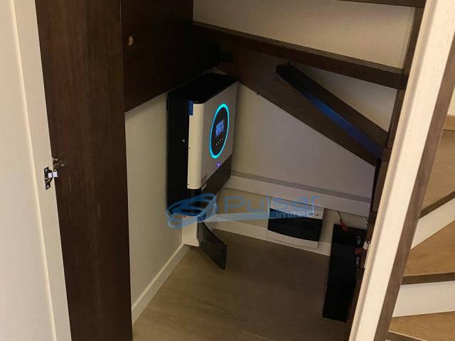 Система резервного живлення для будинку. Інвертор NetPRO Orion-II 8000 x1. Акумулятор LiTime LiFEPO4 51.2V 100Ah x4. Потужність 8 кВт. Запас енергії в акумуляторах 20 кВт/год
